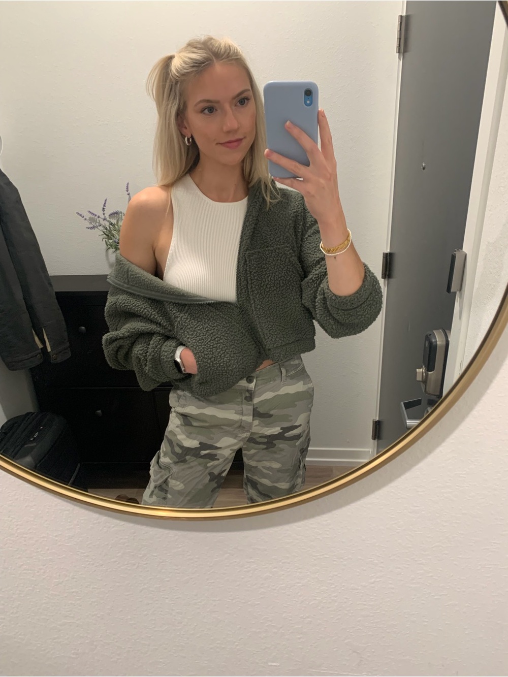 Old Navy Teddy Fleece Zip Up